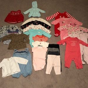23 pcs. 6 month Baby Girls Clothes